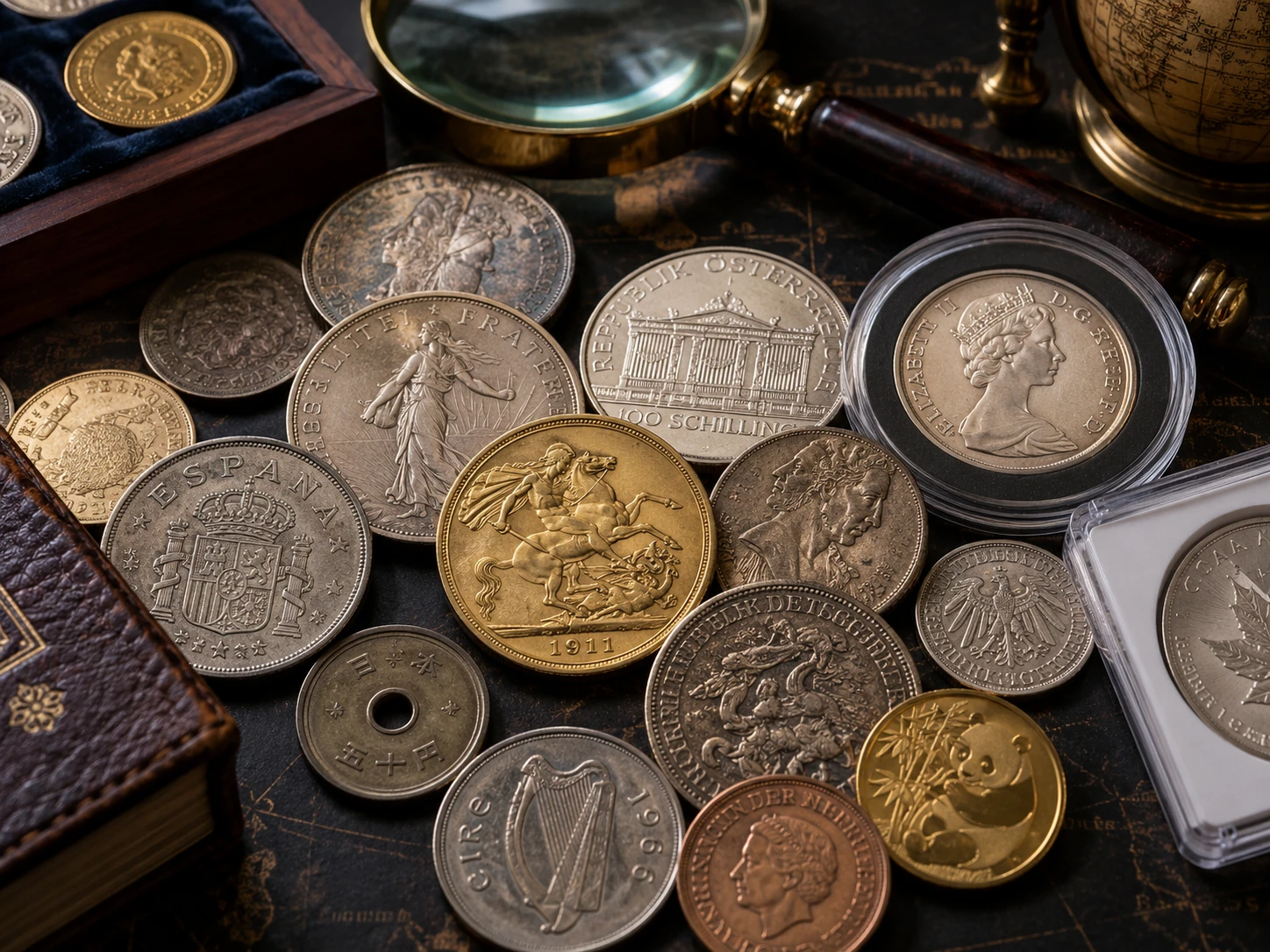Collection de monnaies