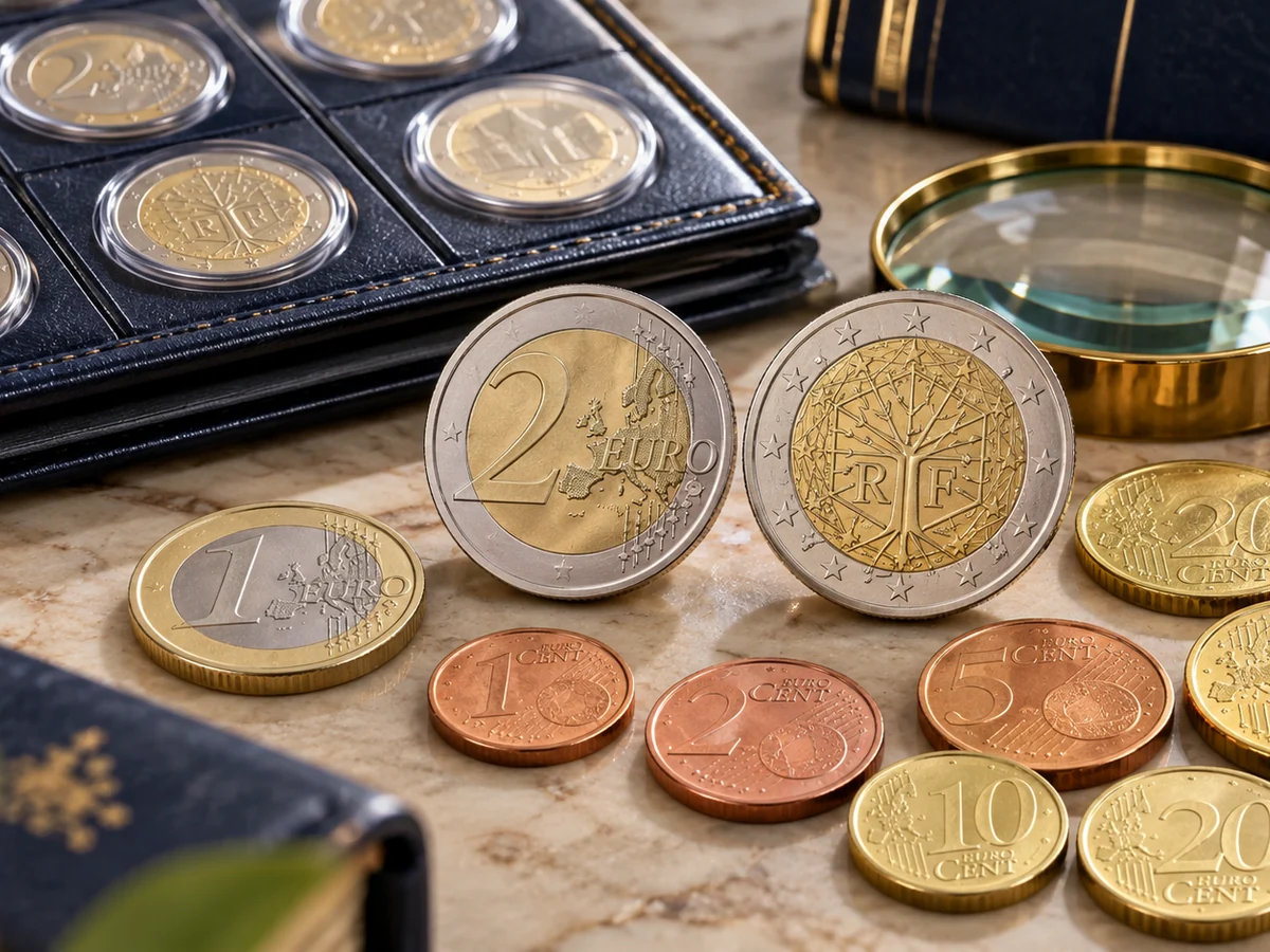 Pièces de 2 euros françaises, visuel d’illustration